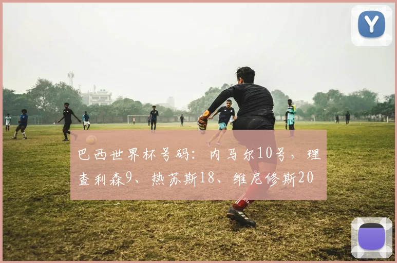 巴西世界杯号码：内马尔10号，理查利森9、热苏斯18、维尼修斯20