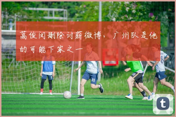 蒿俊闵删除讨薪微博，广州队是他的可能下家之一